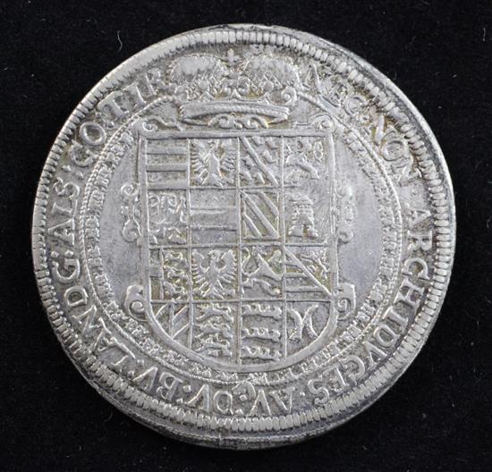 German States - Alsace, Ferdinand II thaler, 1622, VF